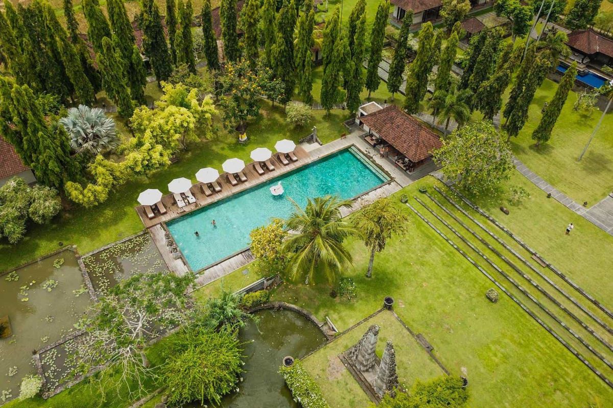 Tanah Gajah Resort Aerial View